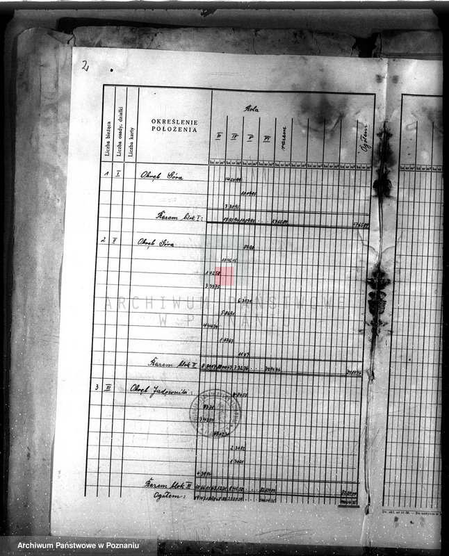 Obraz 6 z jednostki "Rejestr klasyfikacyjno-pomiarowy majątku Jadowniki w powiecie żnińskim"
