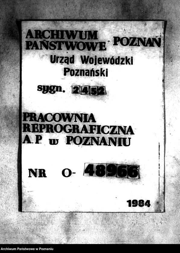 Obraz 1 z jednostki "Scalanie wsi Nowa-Wieś Cienińska powiatu konińskiego"