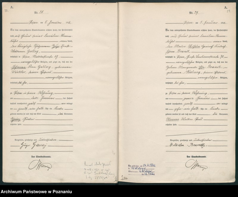 Obraz 17 z jednostki "Księga miejscowa urodzeń tom I [Rejestr główny urodzeń]"