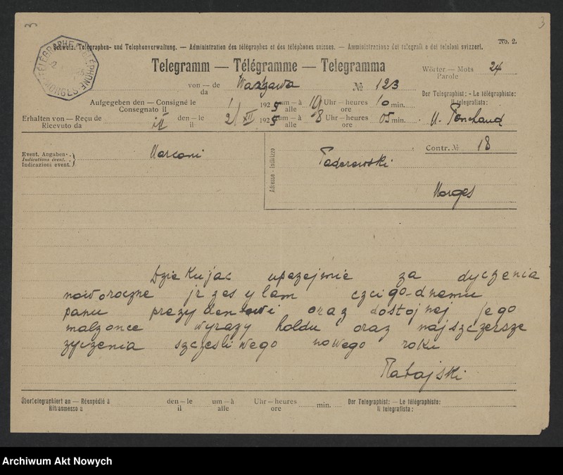 image.from.unit.number "Ratajski Cyryl; Załączniki: a) zaproszenie; b) odpis listu z dn. 5-6 V 1934 (maszynopis); L.21 (odpowiedzi - rękopisy); patrz t.1909,1937,1950"