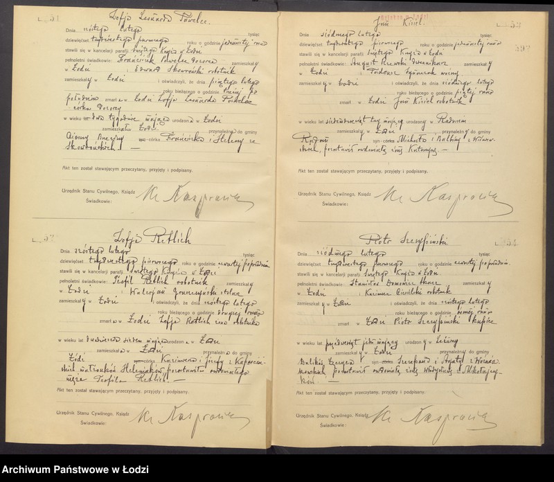 Obraz 16 z jednostki "Akta zgonów"