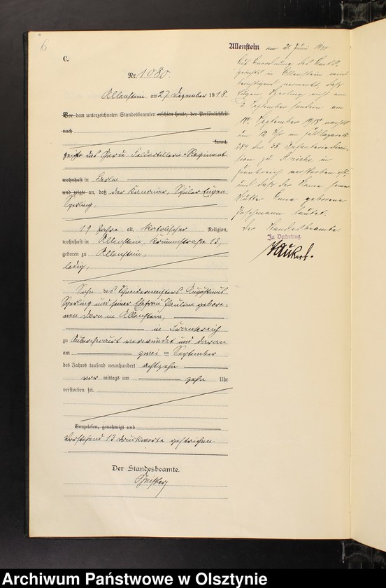 image.from.unit.number "Sterbe-Haupt-Register Tom IV, Nr 1076-1144"