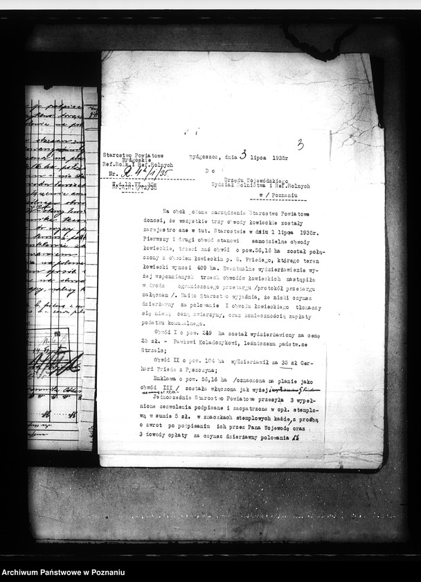 Obraz 9 z jednostki "Majętność Pyszczyn powiatu bydgoskiego wydzierżawienie polowania"