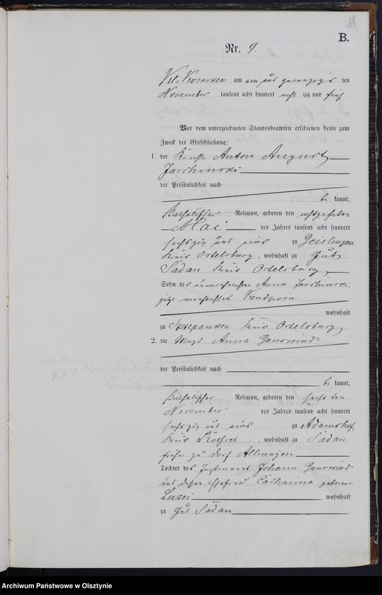 image.from.unit.number "Heiraths-Haupt-Register Nr 1 - 11"