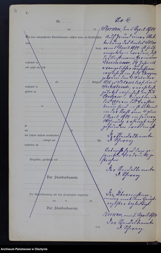 image.from.unit.number "Sterbe-Neben-Register Nr 1 - 19 [ Księga zgonów - wtóropis ]"