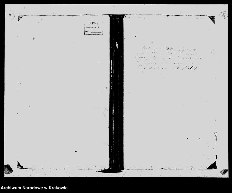 image.from.unit.number "Księga Aktow Zapowiedzi Małzenstw i Rozwodow. Gminy Wyznania Moyzeszowego. Synagogi Kazimierskiey przy Krakowie na Rok 1814"