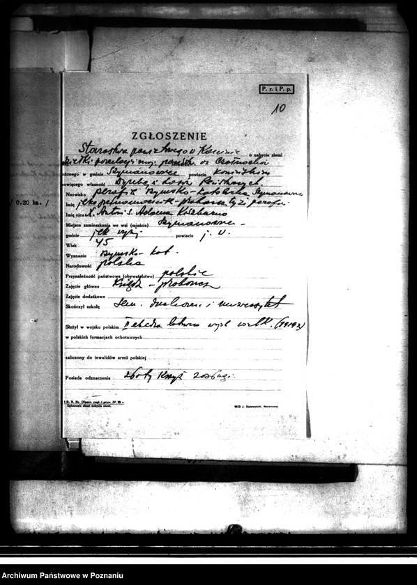 image.from.unit.number "Parcelacja rządowa nieruchomości państwowej Czołnóchów powiatu konińskiego"