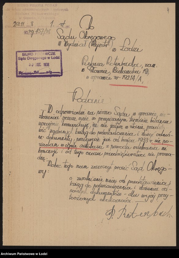 Obraz 6 z jednostki "Pinkus Rotenbach – autobus w Głownie"