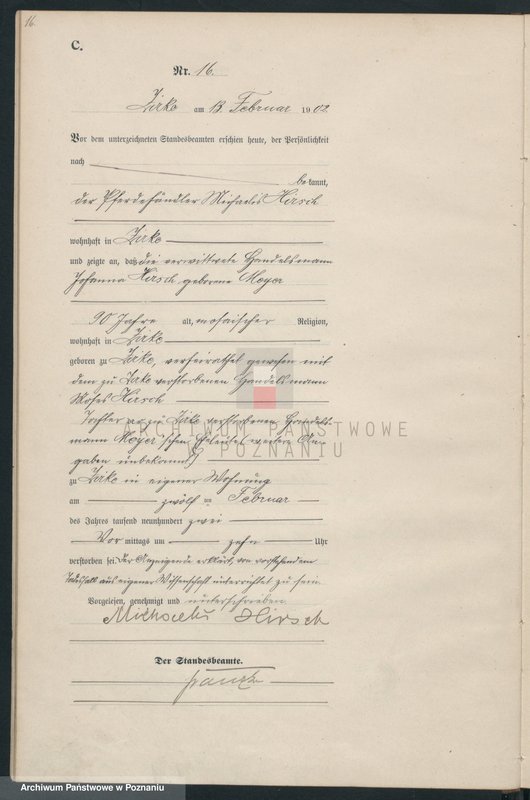 Obraz 19 z jednostki "Sterbe-Haupt-Register"