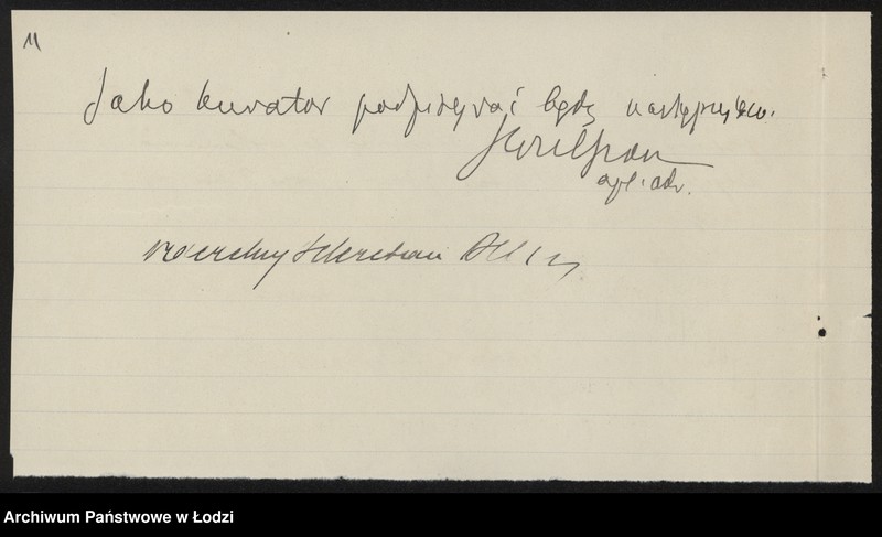 Obraz 13 z jednostki "Gerszon Pokrzywa, Berek Hamburger- sprzedaż wyrobów tekstylnych"