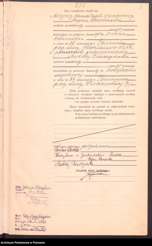 Obraz 5 z jednostki "Księga miejscowa małżeństw tom IV [Rejestr główny małżeństw]"