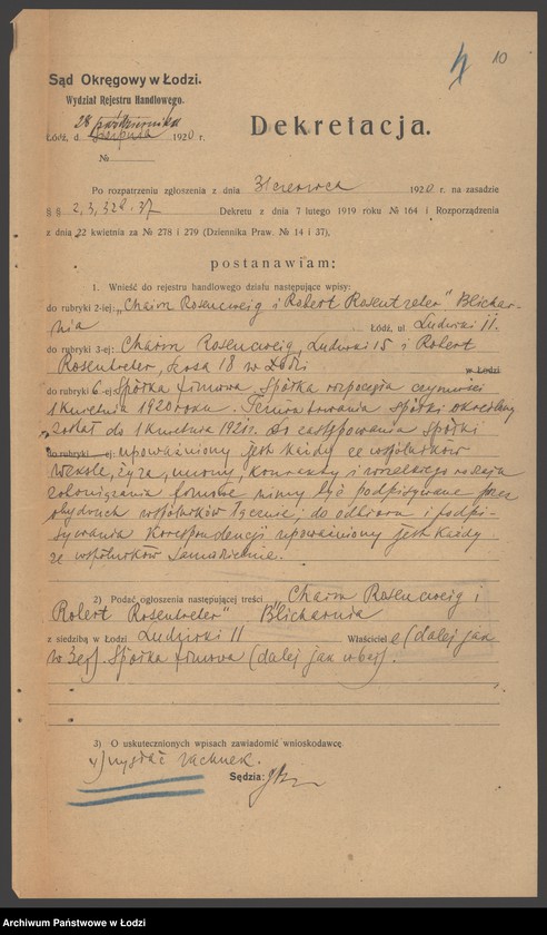 Obraz 12 z jednostki "Chaim Rozencwajg i Robert Rosentreter- blicharnia"