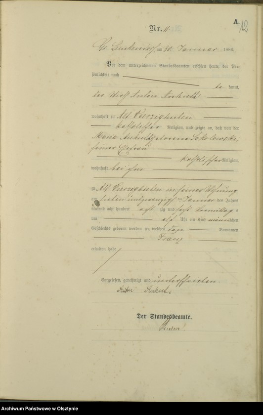 image.from.unit.number "Geburts-Haupt-Register Nr 1 - 129"