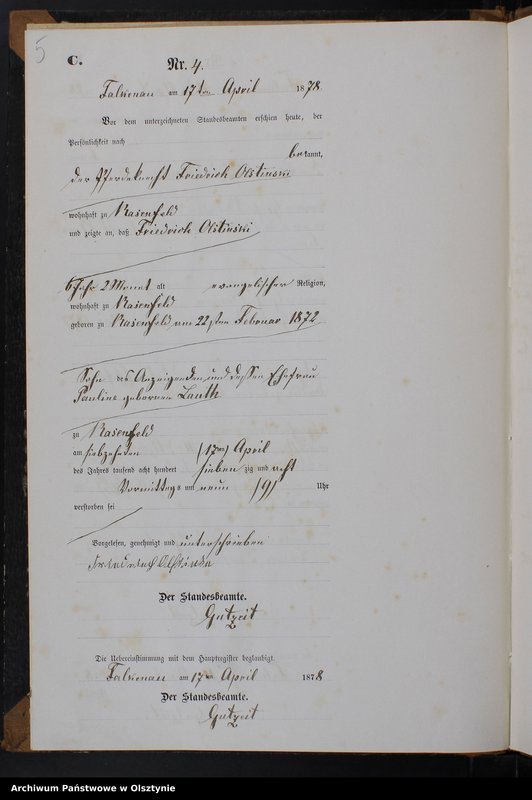 image.from.unit.number "Sterbe-Neben-Register Nr 1 - 29"