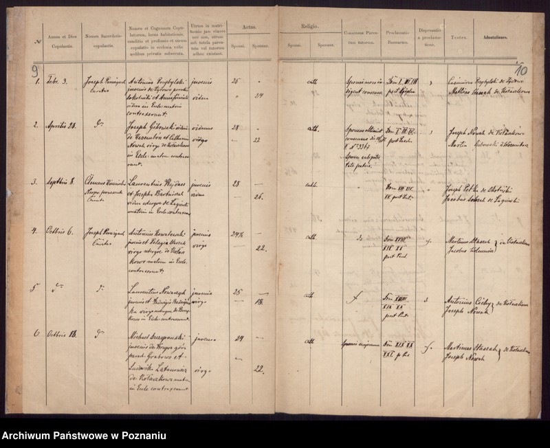 Obraz 8 z jednostki "Duplikat librorum Baptisatorum, Copulatorum et Mortuorum."
