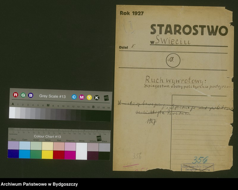 image.from.unit.number "Ruch wywrotowy: szpiegostwo, osoby politycznie podejrzane"