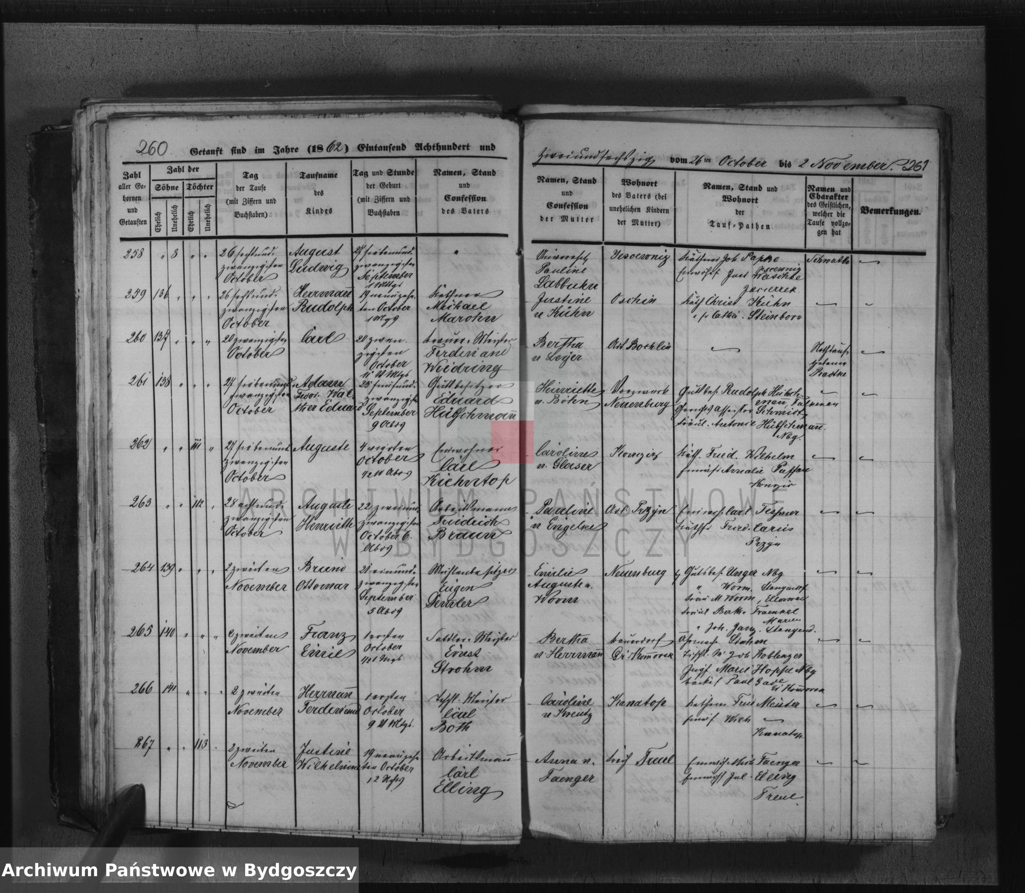 Skan z jednostki: Akta urodzeń