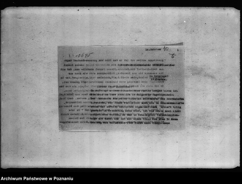 Obraz 14 z jednostki "Anzeigen im Ortdentuhen Berbachter am 2.8.1941 bert. Lültemeger - Herrenhofen, b. Schroda (Środa)"