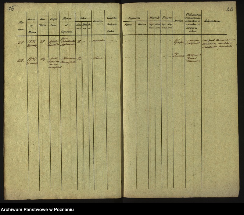 Obraz 16 z jednostki "Księga zgonów"