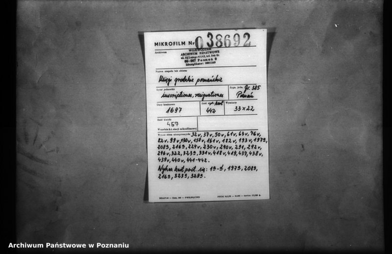 Obraz 2 z jednostki "Inscriptiones, resignationes [protocollon]"