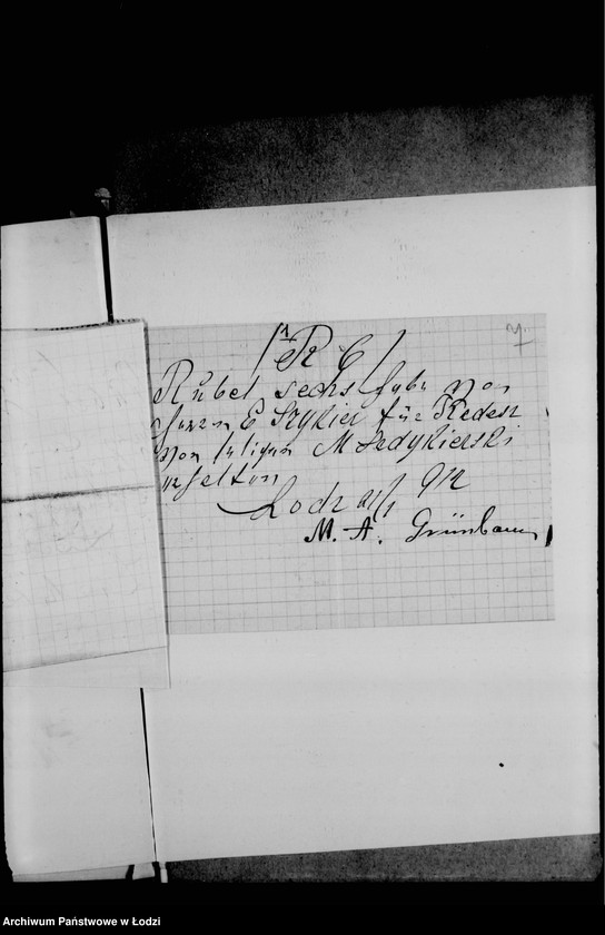 Obraz 11 z jednostki "Akta dotyczące legatu M. Sadorskiego"