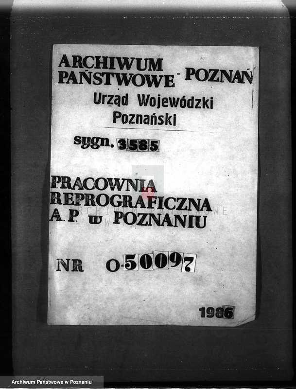 Obraz 1 z jednostki "Majętność leśna Ławica w powiecie międzychodzkim /nadzór nad gospodarką leśną/"