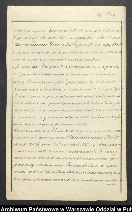 image.from.unit.number "O urządzaniu chłopów byłej państwowej folwarku Grzybowskie wchodzącej w skład byłej ekonomii Brok, gm.Poręba"