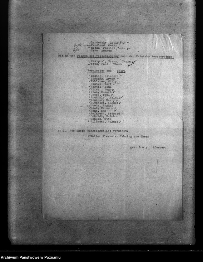 Obraz 6 z jednostki "Amtliche Meldungen Kreis Kulm (Cełmno oraz powiat toruński)"