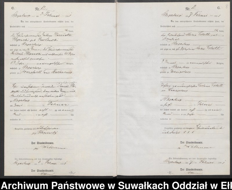 image.from.unit.number "Sterbe-Neben-Register des Preussischen Standes-Amtes Angerburg Kreis Angerburg"