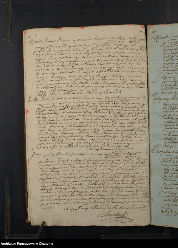 image.from.unit.number "Akta Urodzenia, Zeyścia i Małżeństw Parafij Janowskiey Obwodu Przasnyskiego Gubernij Płockiey z Roku 1837"