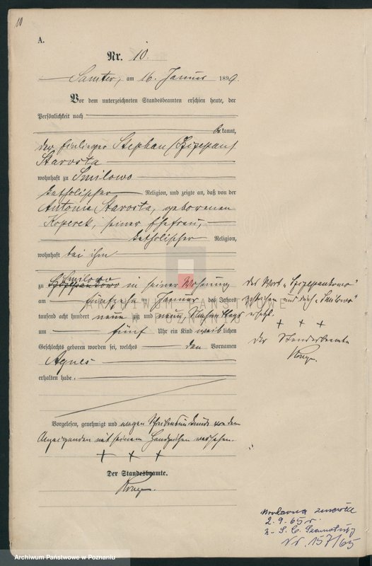 Obraz 13 z jednostki "Geburts-Haupt-Register"