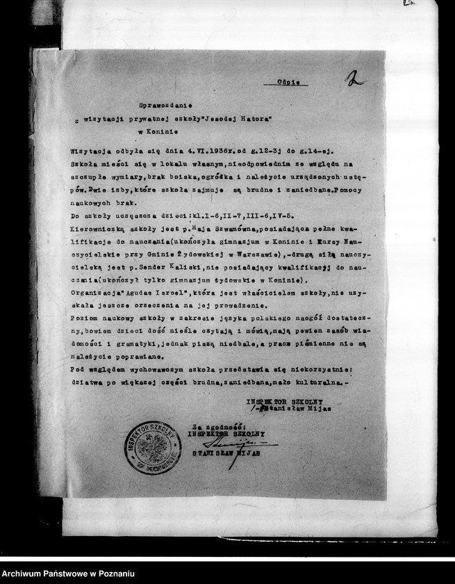 Obraz 6 z jednostki "Prywatna Szkoła Powszechna z hebrajskim językiem nauczania "Jasodej Hatora" - w Koninie"