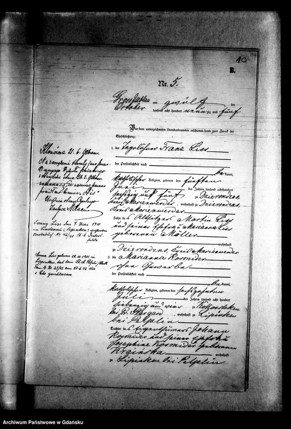 image.from.unit.number "Księga małżeństw"