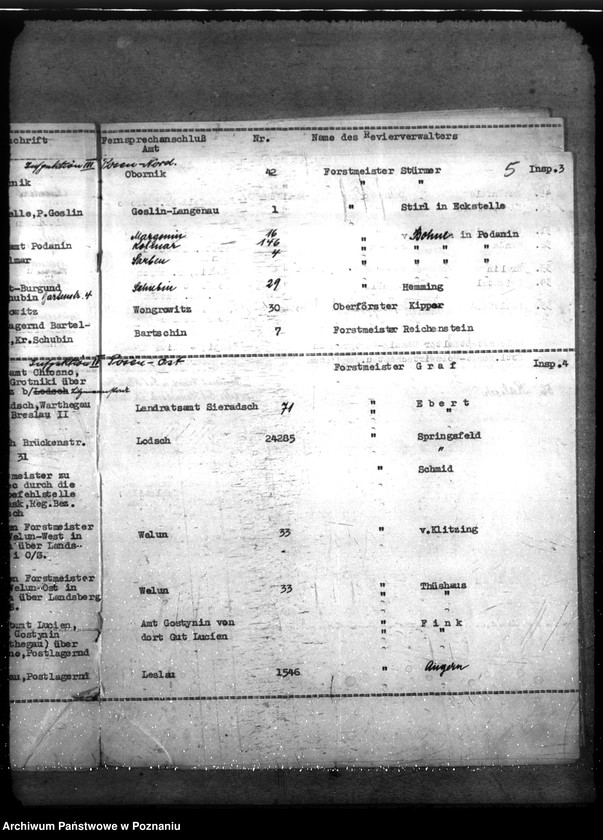 Obraz 9 z jednostki "Verzeichnis der Forstämter"