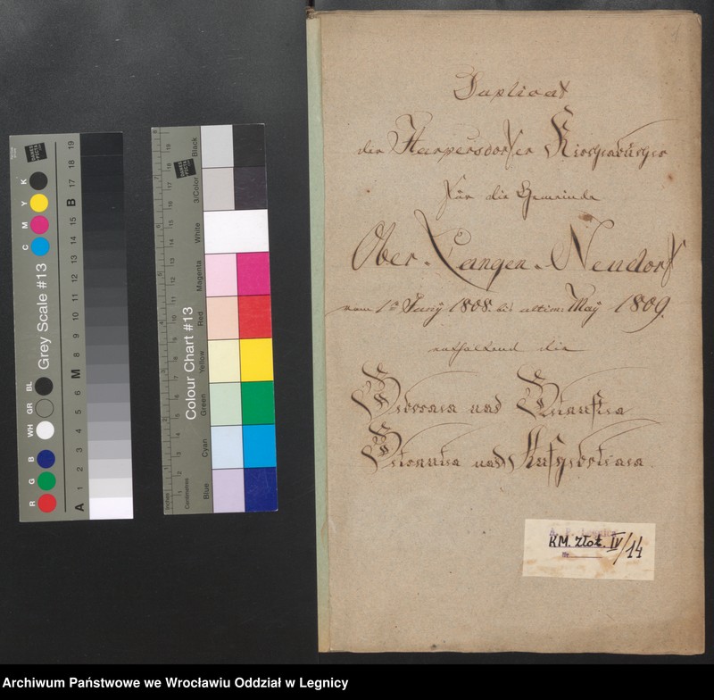 image.from.unit.number "Duplicat der Harpersdorfer Kirchenbücher von der Gemeinde Ober Harpersdorf Langen Neudorf"