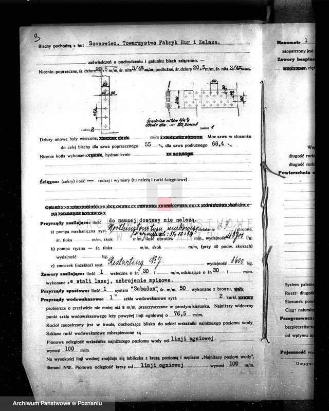 Obraz 7 z jednostki "Warsztat W. Mańkowskiego w Gostyniu kocioł wulkanizacyjny nr woj. kotła 6408"