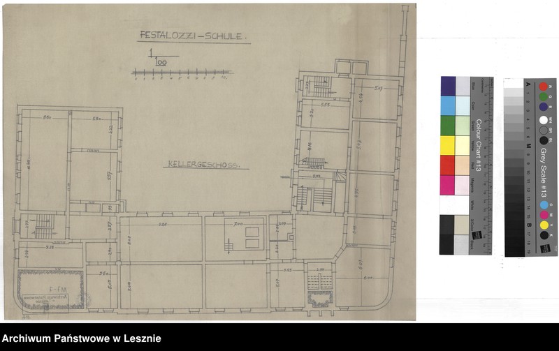 Obraz 5 z jednostki "Leszno miasto. Dokumentacja projektowa obecnej Szkoły Podstawowej nr 1."