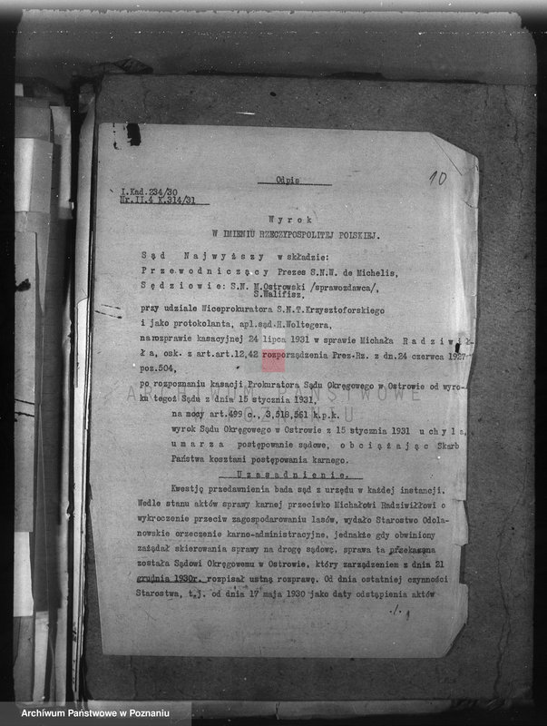 image.from.unit.number "Majętność Przygodzice powiat ostrowski /nadzór nad gospodarką leśną/"