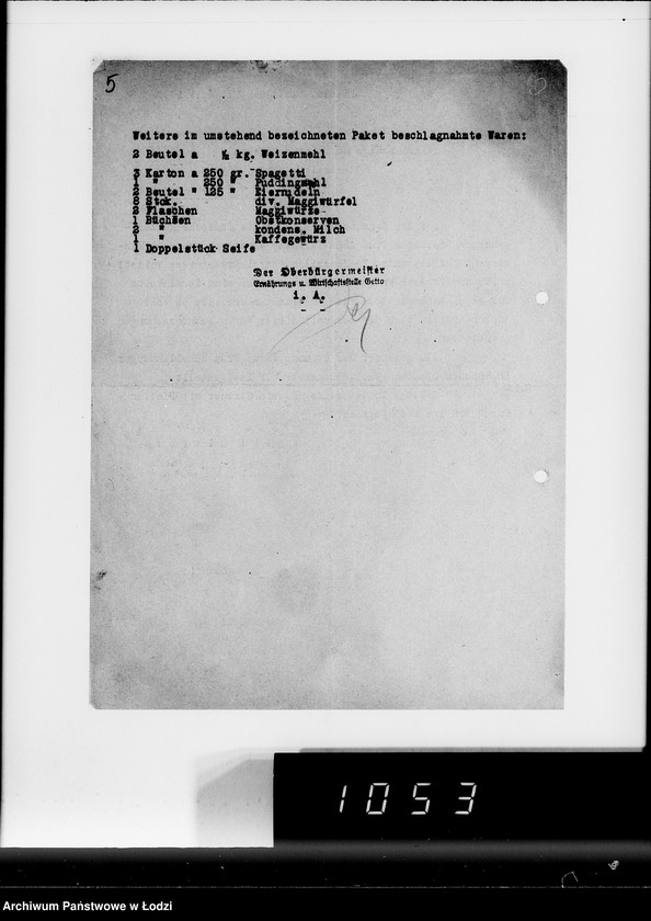 Obraz 9 z jednostki "Beschlagnahmen auf den Baluter Ring"