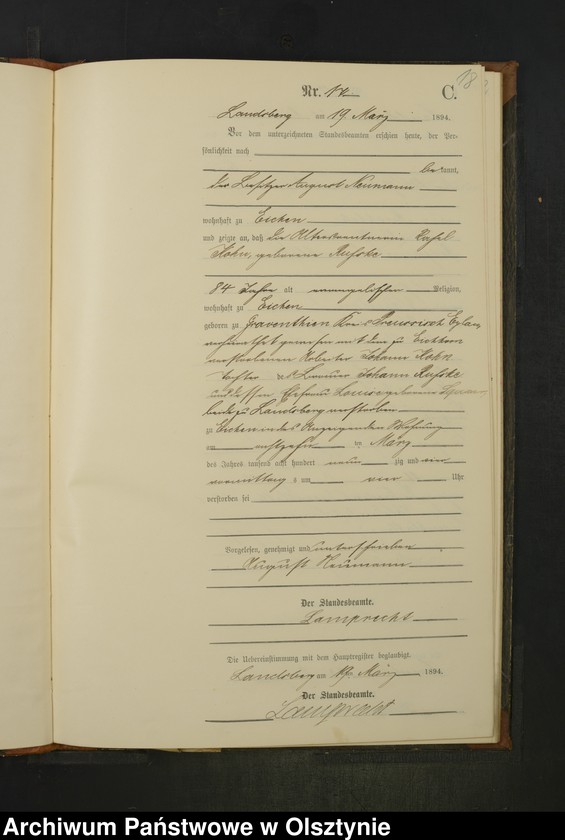 image.from.unit.number "Sterbe-Neben-Register Nr 1 - 47"
