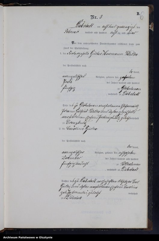 image.from.unit.number "Heiraths-Neben-Register Nr 1 - 20"