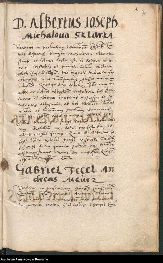Obraz 6 z jednostki "Liber controversiarum coram spectabili consulatu Posnaniensi ab anno 1535 usque ad annum 1538."