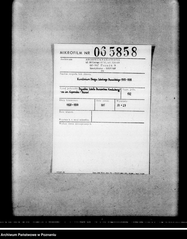 Obraz 2 z jednostki "Prywatna Szkoła Powszechna Koedukacyjna imienia Kopernika - Poznań"