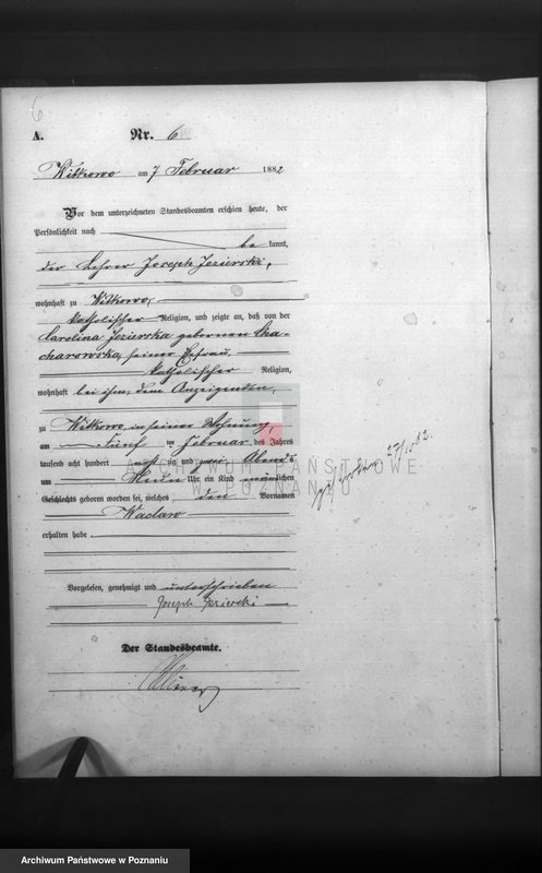 Obraz 8 z jednostki "Księga urodzeń"