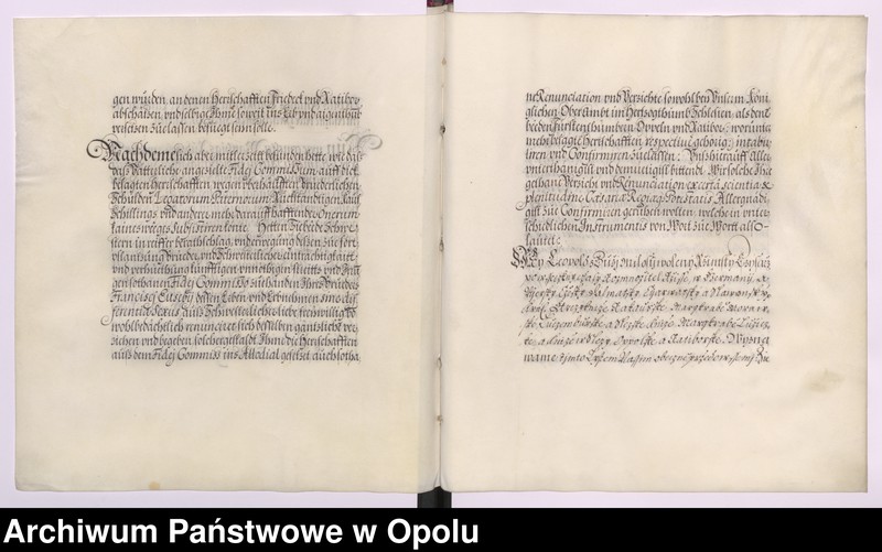 Obraz 4 z kolekcji "Testament Jerzego Oppersdorfa, właściciela Głogówka111"