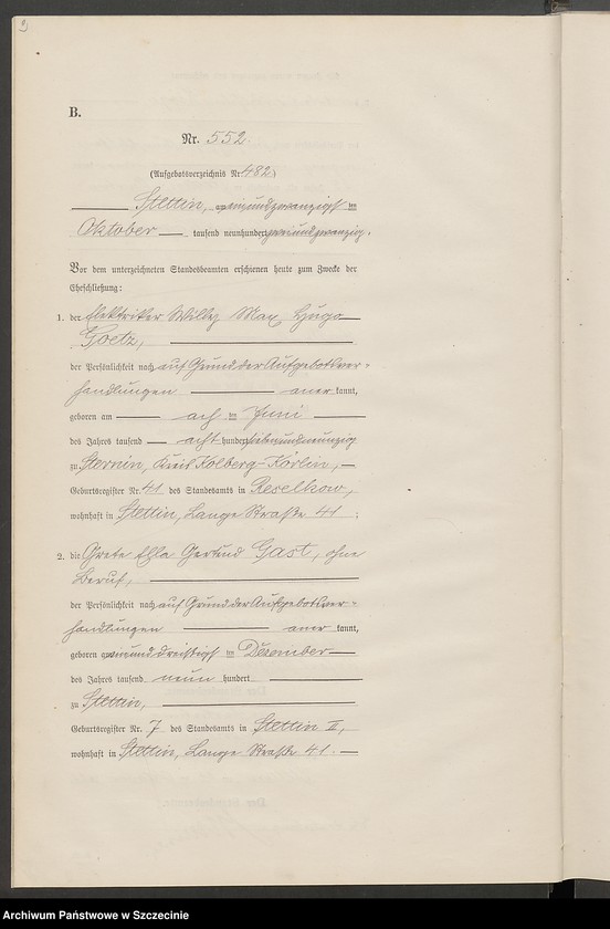 image.from.unit.number "Heiratsregister"