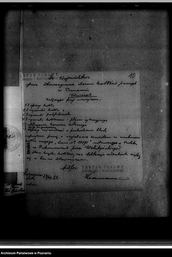 Obraz 14 z jednostki "Tartak Kaczmarka i Wojciechowskiego w Rakoniewicach powiat wolsztyński nr woj. kotła 2407"