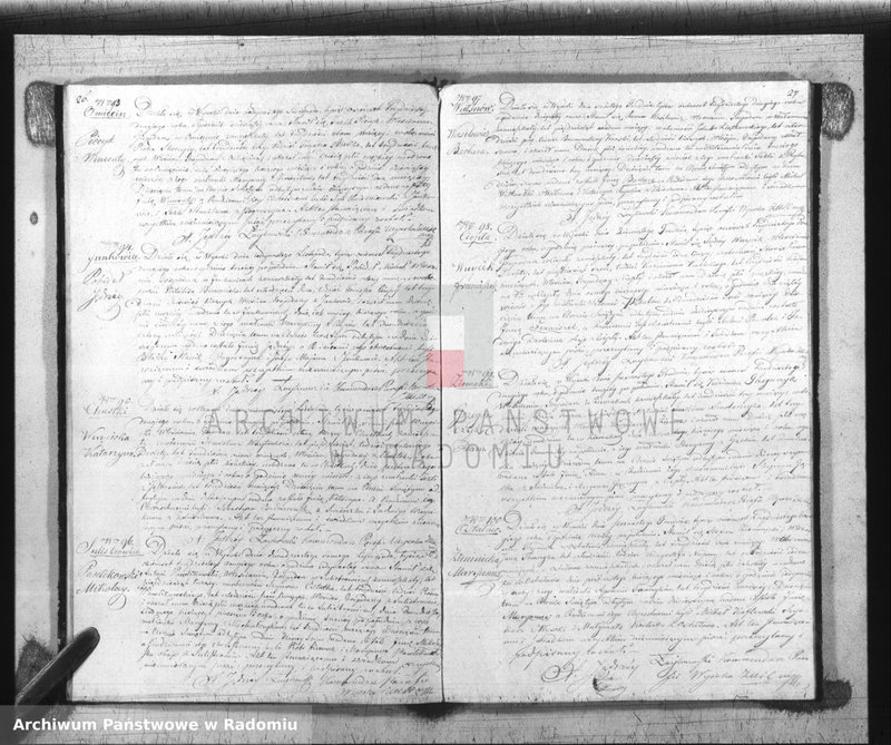 image.from.unit.number "Duplikat Książka Urodzonych, Zaślubionych i Zmarłych Parafii Wysoka w powiecie Szydłowieckim Obwodzie Opoczyńskim Województwie Sandomierskiem z roku 1832"