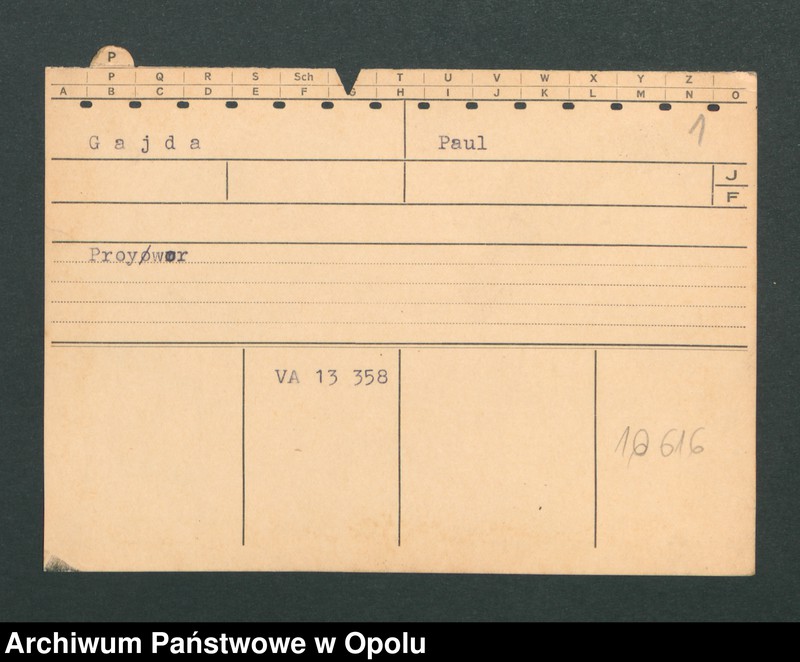 Obraz 3 z jednostki "[Gajda Paul, Proywor]"