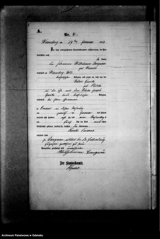 image.from.team "Urząd Stanu Cywilnego w Ujeścisku, obecnie część Gdańska"